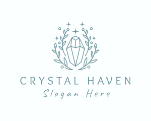 Crystal Jewelry Sparkle logo design