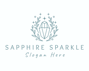 Crystal Jewelry Sparkle logo design