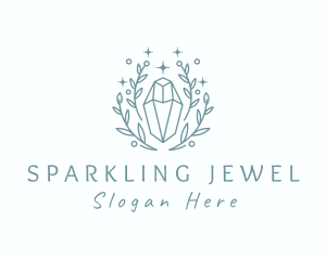 Crystal Jewelry Sparkle logo design