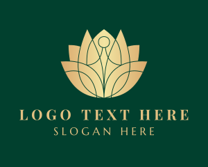 Salon - Lotus Relaxation Spa logo design