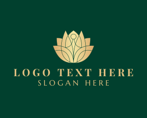 Abstract - Lotus Relaxation Spa logo design