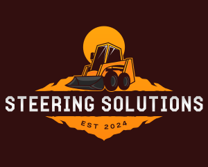 Construction Skid Steer logo design