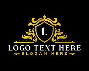 Luxury - Royalty Shield Crest logo design
