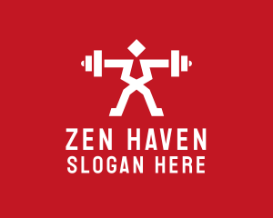 Fitness Gym Weightlifter Logo