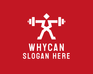 Fitness Gym Weightlifter Logo