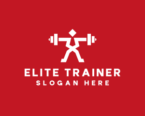 Fitness Gym Weightlifter logo design