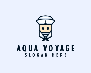 Navy Sailor Travel Tour logo design