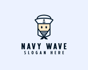 Navy - Cute Navy Sailor logo design