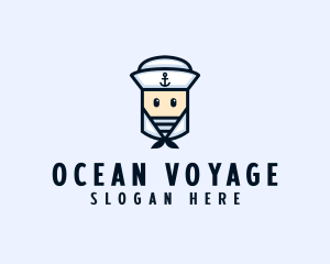 Navy Sailor Travel Tour logo design