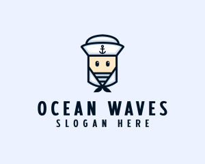 Navy - Cute Navy Sailor logo design