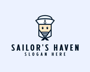 Navy Sailor Travel Tour logo design