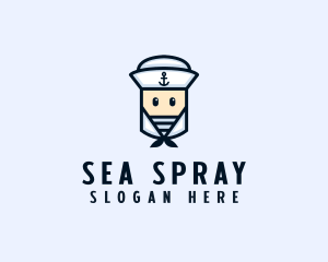 Navy Sailor Travel Tour logo design