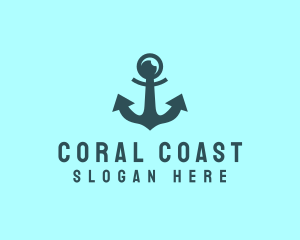 Naval  Anchor Captain logo design