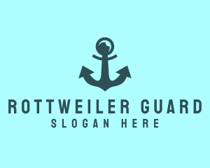 Naval  Anchor Captain logo design