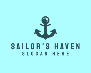 Naval  Anchor Captain logo design