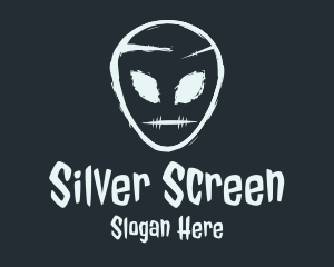 Scary Alien Head Logo