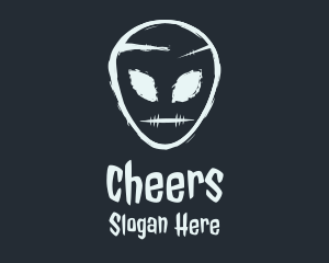 Scary Alien Head Logo