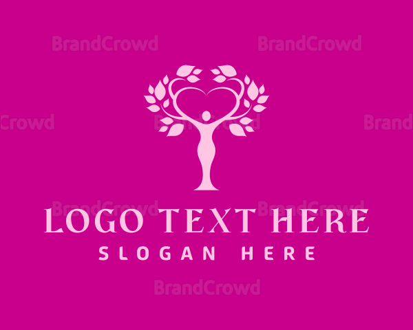 Feminine Organic Tree Logo