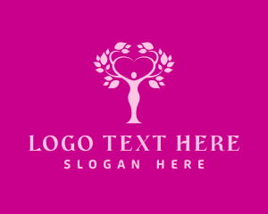 Landscaping - Feminine Organic Tree logo design