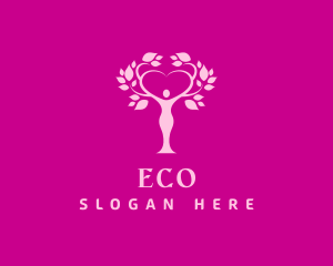 Farm - Feminine Organic Tree logo design