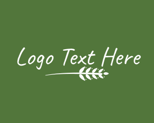 White - Minimalist Nature logo design