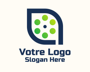 Simple Leaf Reel Logo