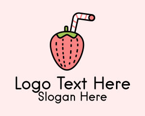 Fresh Strawberry Juice Logo