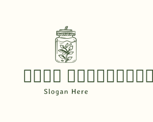 Rustic - Bottle Plant Jar logo design