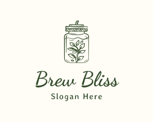 Bottle Plant Jar logo design