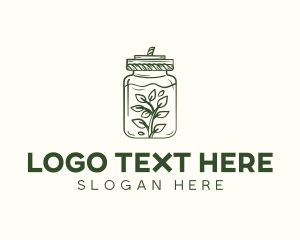Fermented - Fermented Plant Jar logo design