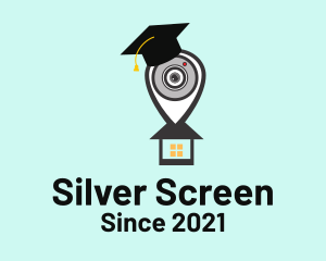 Graduate - Webinar Location Pin logo design