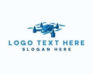 Drone - Aerial Drone Gadget logo design