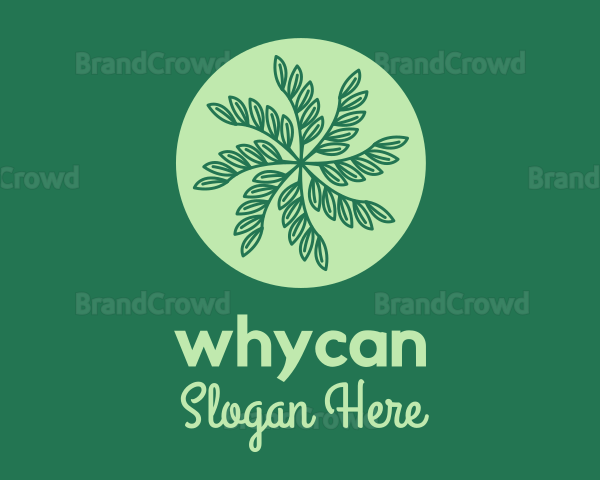 Leaf Vines Pattern Logo