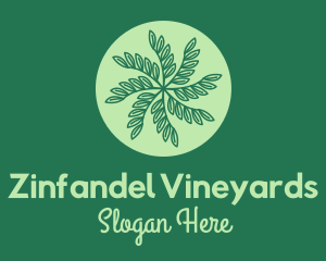 Leaf Vines Pattern  logo design