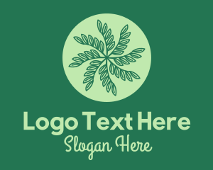 Leaf Vines Pattern  Logo