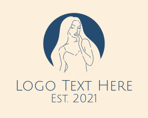 Fashionista - Minimalist Beautiful Woman logo design