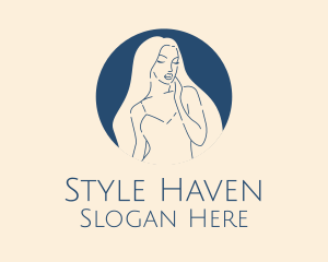 Minimalist Beautiful Woman Logo