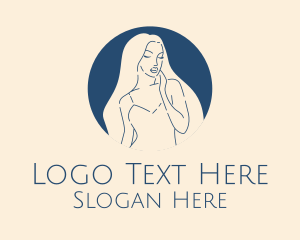 Minimalist Beautiful Woman Logo