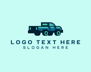 Fleet - Pickup Truck Delivery Distribution logo design