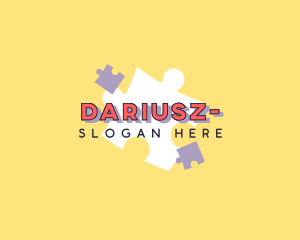 Jigsaw - Quirky Jigsaw Puzzle Toy logo design