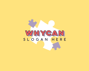 Problem Solving - Quirky Jigsaw Puzzle Toy logo design