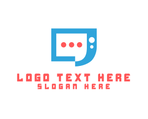 Exclamation - Messaging Chat App logo design