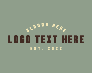 Military - Masculine Hipster Company logo design