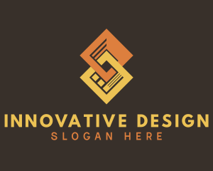 Interior Design Tile logo design