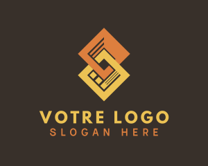 Floor - Interior Design Tile logo design