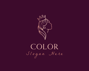 Hair - Royal Crown Girl logo design