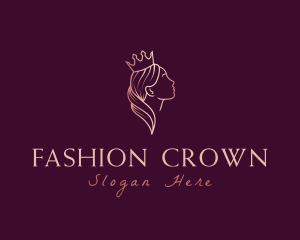 Royal Crown Girl logo design