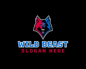 Beast Wolf Gamer logo design