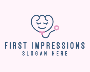 Childcare Pediatric Stethoscope  logo design