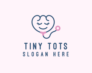 Pediatric - Childcare Pediatric Stethoscope logo design